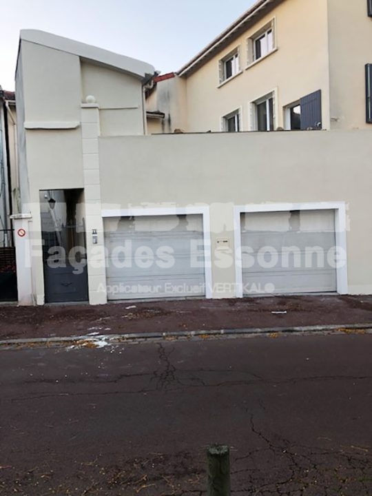 Maison après réparation des fissures et la rénovation des façades à Corbeil Essonne